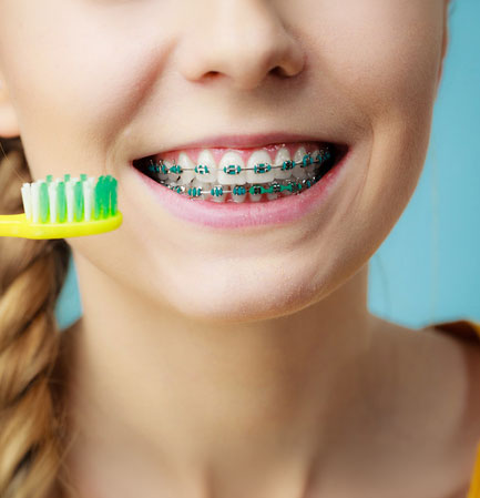 brushing flossing
